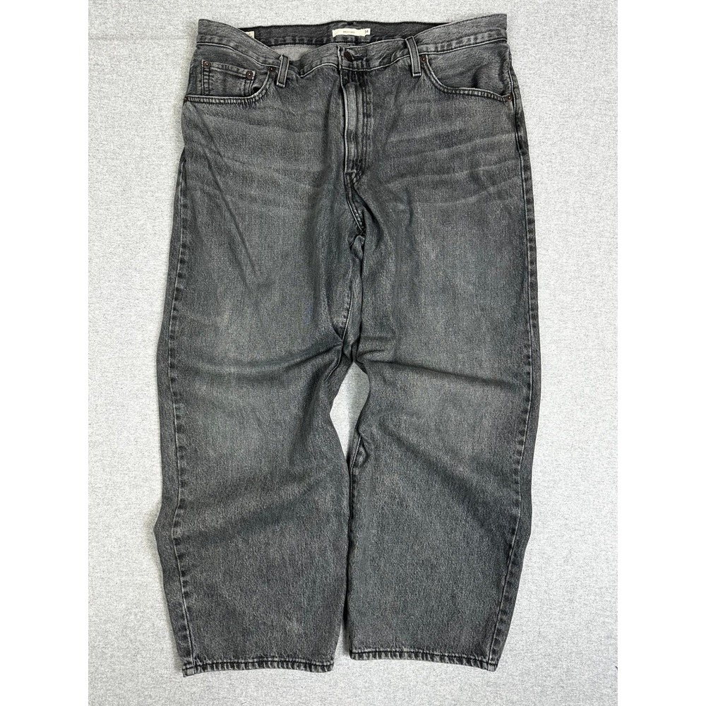 Levis Baggy Dad‎ Jean 34x32 (fits 39x29) Faded Black Denim Wide Leg Relaxed